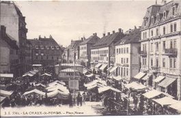 CHAUX-de-FONDS, place du marché