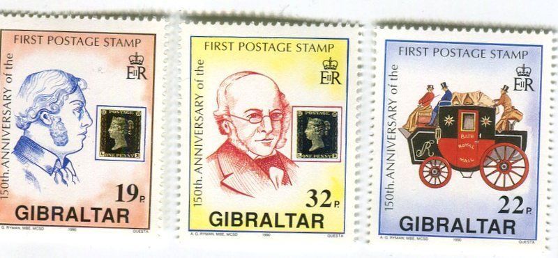 Tutti i francobolli: Briefmarken "One Penny Black". Gibraltar – Nuovo e nell'imballaggio originale da Basel venduto da Butsch5