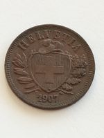 1907  2 Rp. (Rappen)  Schweiz , vorzgl. / unz.