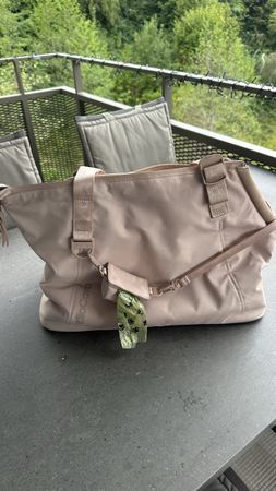 MiaCara Sporta Hundetragetasche Nude/Rosa + Kotbeutelspender