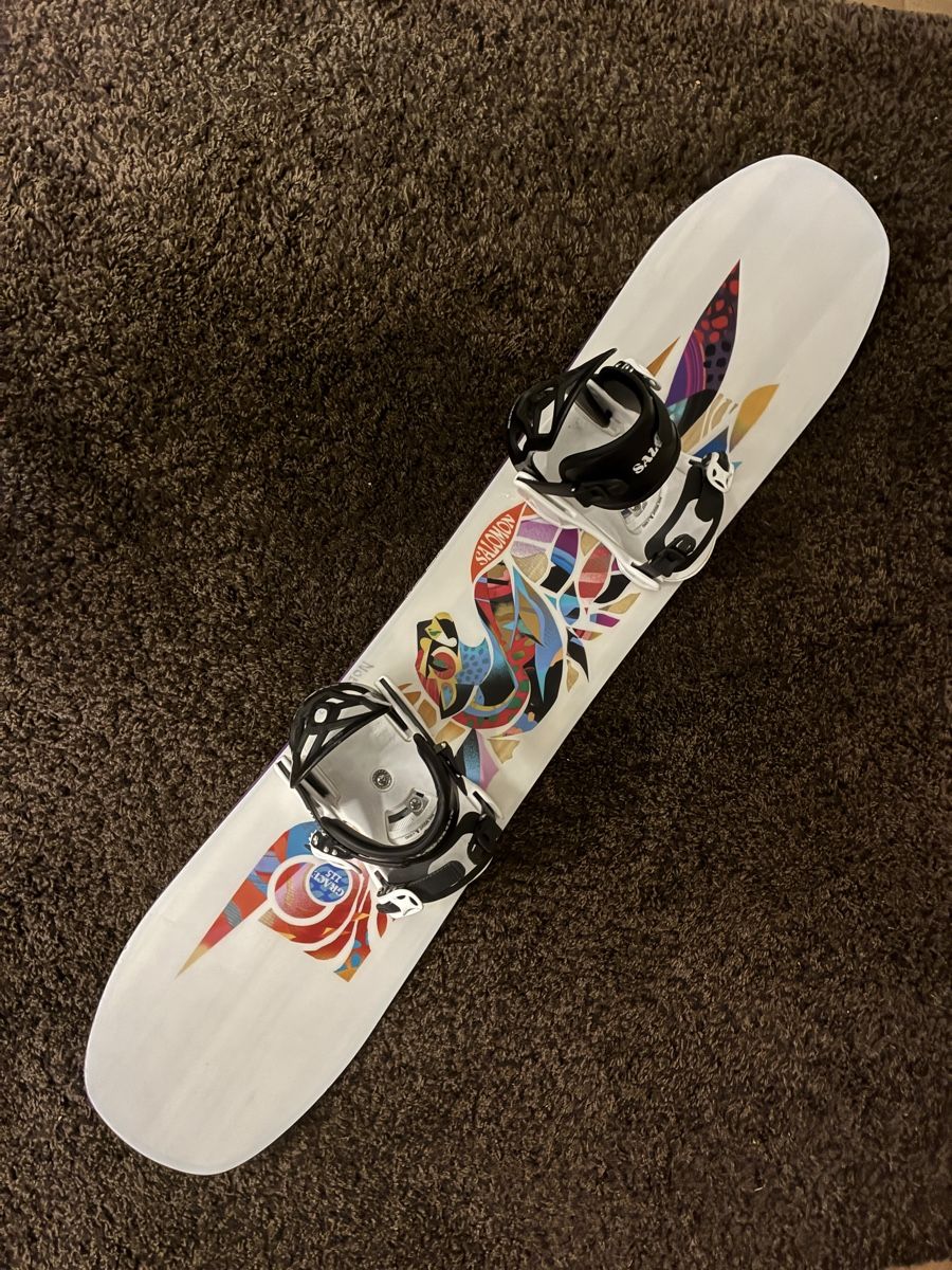 Board: Salomon Grace 115 Kinder Snowboard – Usato da Rebstein venduto da Grafracing