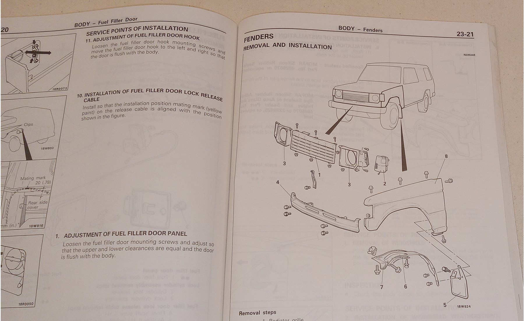Libri: 1987 Werkstatthandbuch DODGE RAM RIDER Vol. 1 Engine Chassis – Usato da Hätzingen venduto da memory-lane 8