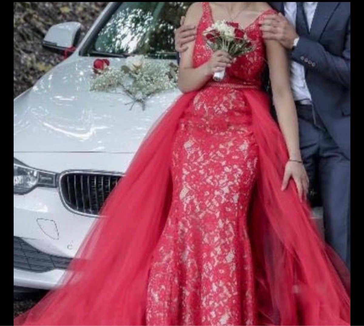 Vestiti: Abendkleid rot Grösse S mit Tüllrock neu – Nuovo (secondo la descrizione) da Gossau SG venduto da niy_r7lw 1