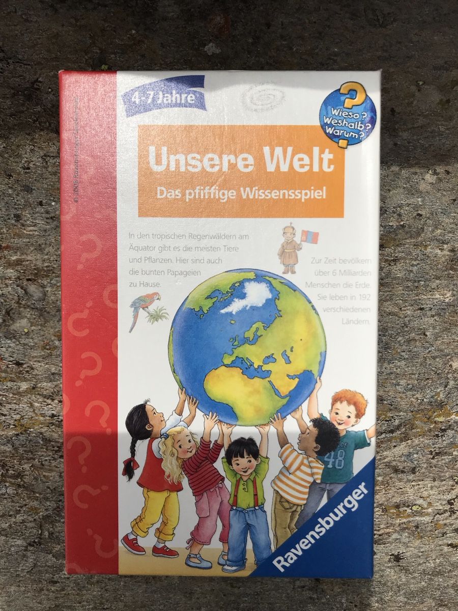 Ravensburger Giochi: Unsere Welt Wissensspiel – Nuovo (secondo la descrizione) da Zürich venduto da almaluisa