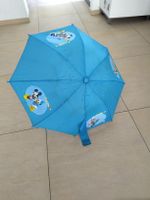 Kinder Regenschirm blau Mickey Mouse Motiv gebraucht