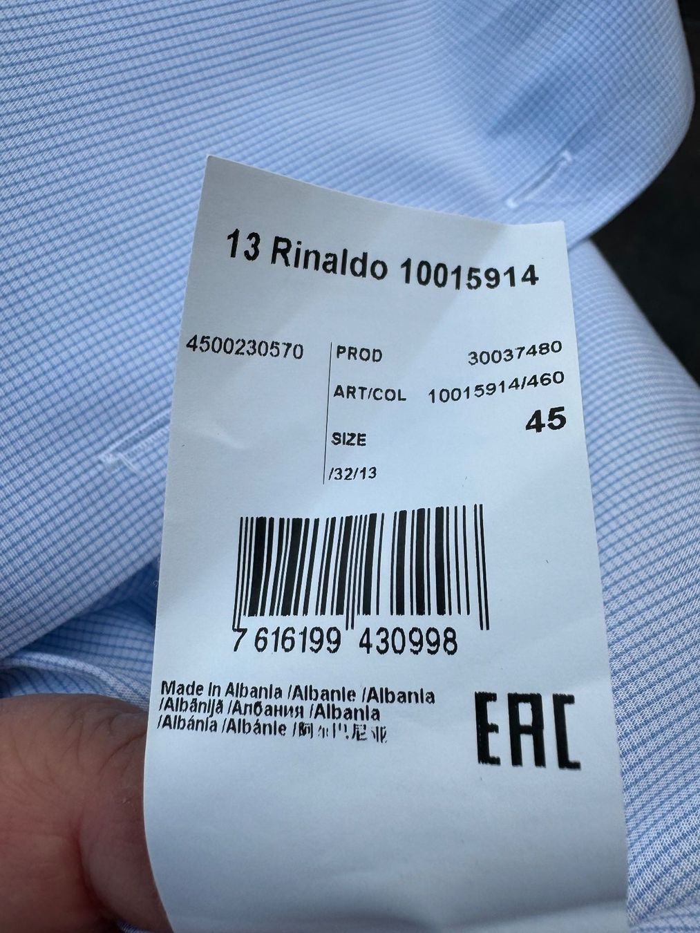 Windsor Hemden: Windsor Herrenhemd "Rinaldo" Gr. 45  NP 149.-- – Neu (gemäss Beschreibung) aus Zürich von Amaretto_zh 2