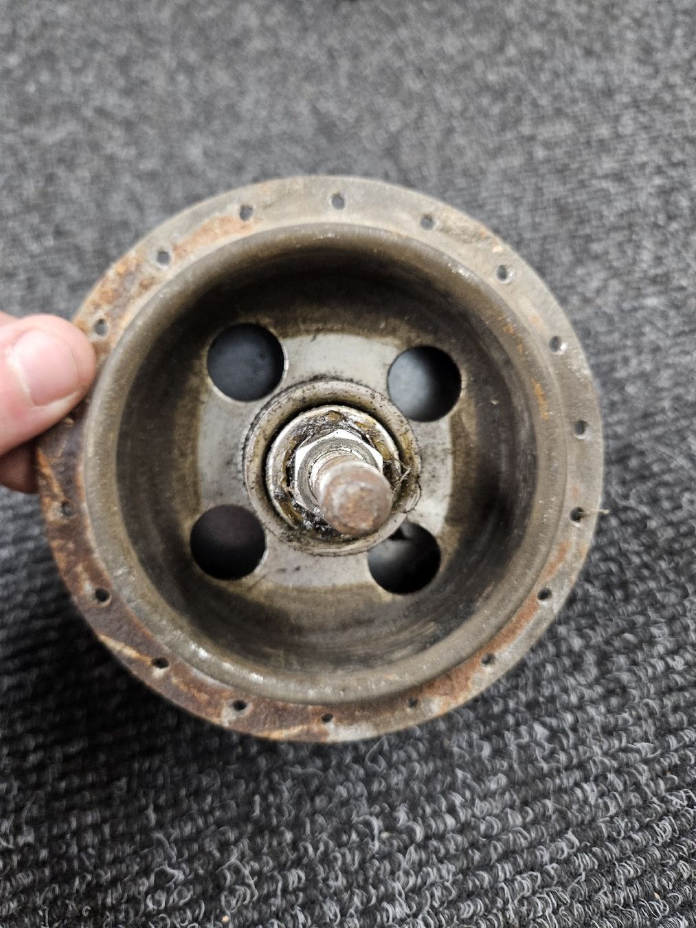 Sachs Pièces pour mobylette: Sachs 503 Voderrad Speichennabe  – D'occasion à Mellingen par Mech-Service 3