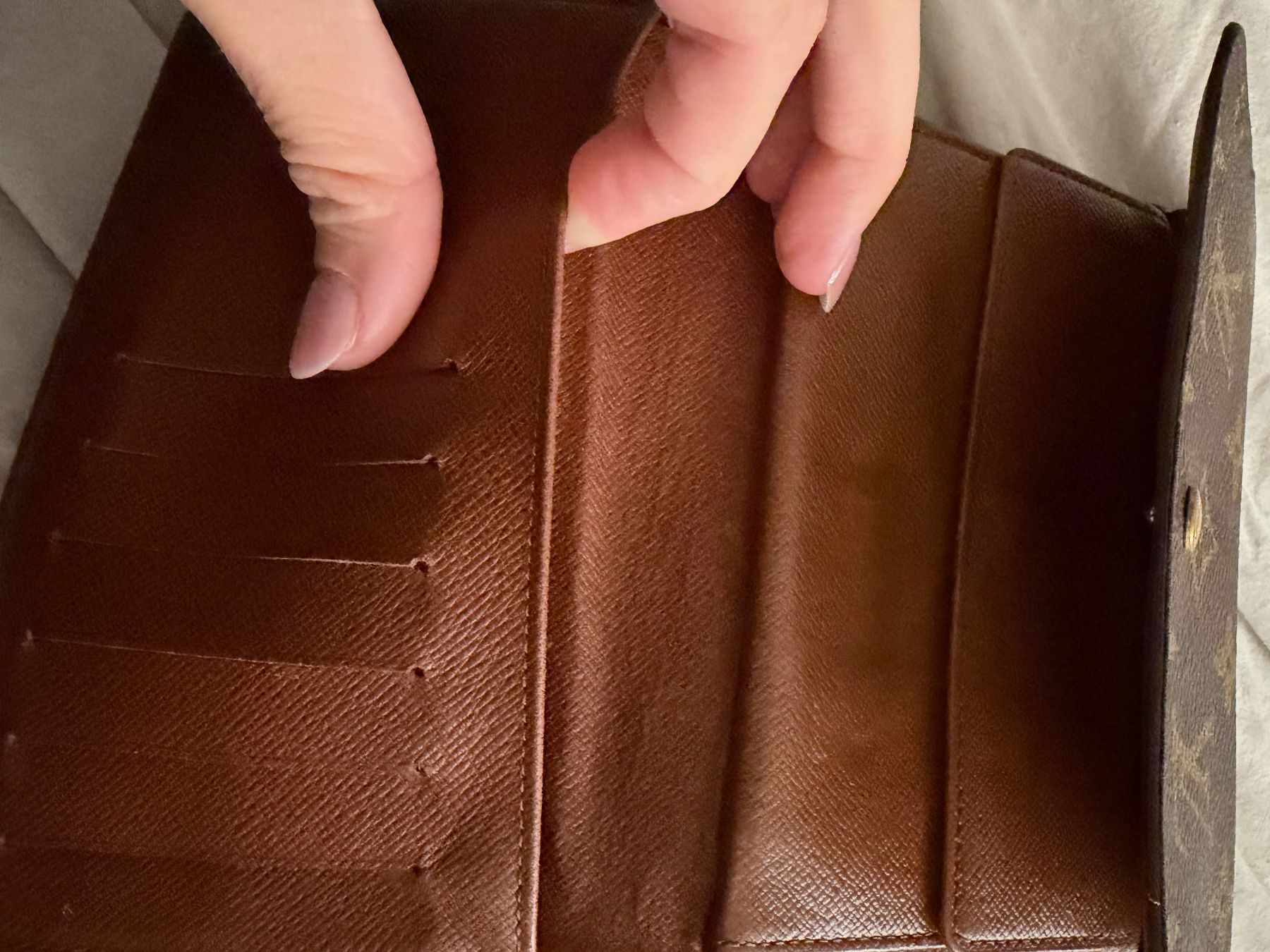 Louis Vuitton Portemonnaie: Louis Vuitton Geldbörse Monogram Canvas gebraucht – Gebraucht aus Lenzburg von Saskiasaurus 5
