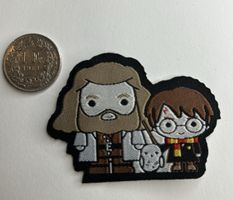 Harry Potter & Hagrid Aufnäher Bügelbild neu