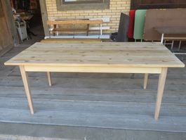 antiker Biedermeier-Tannentisch 190cm