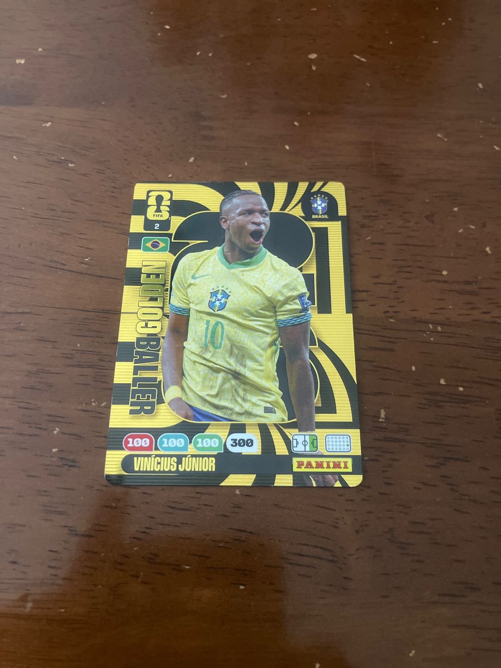 Panini WM 2026 Adrenalyn Vinicius Jr Golden Baller (Neu (gemäss ...