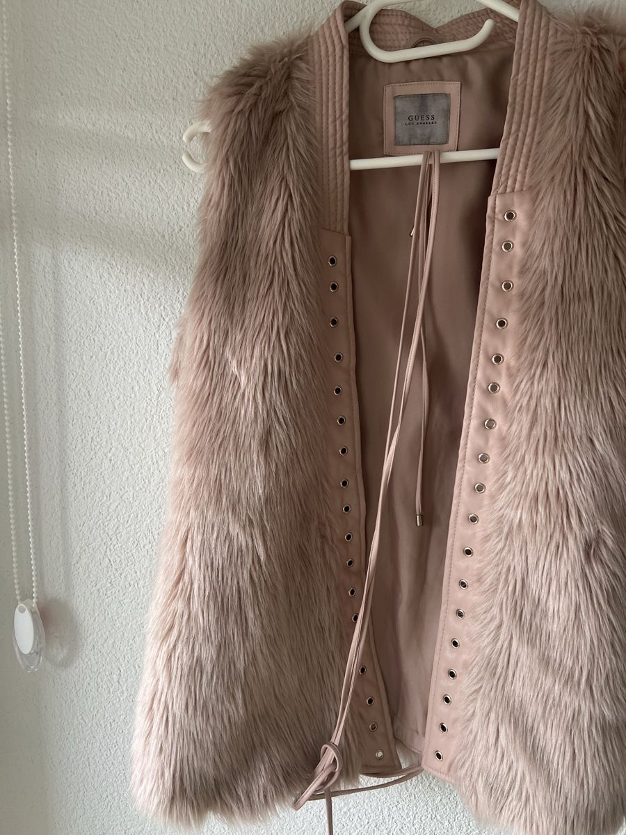 Guess Gilet & Giacche senza maniche: Original Guess hellrosa Veste kein echter Pelz – Nuovo (secondo la descrizione) da Winterthur venduto da yar_dpp8 2