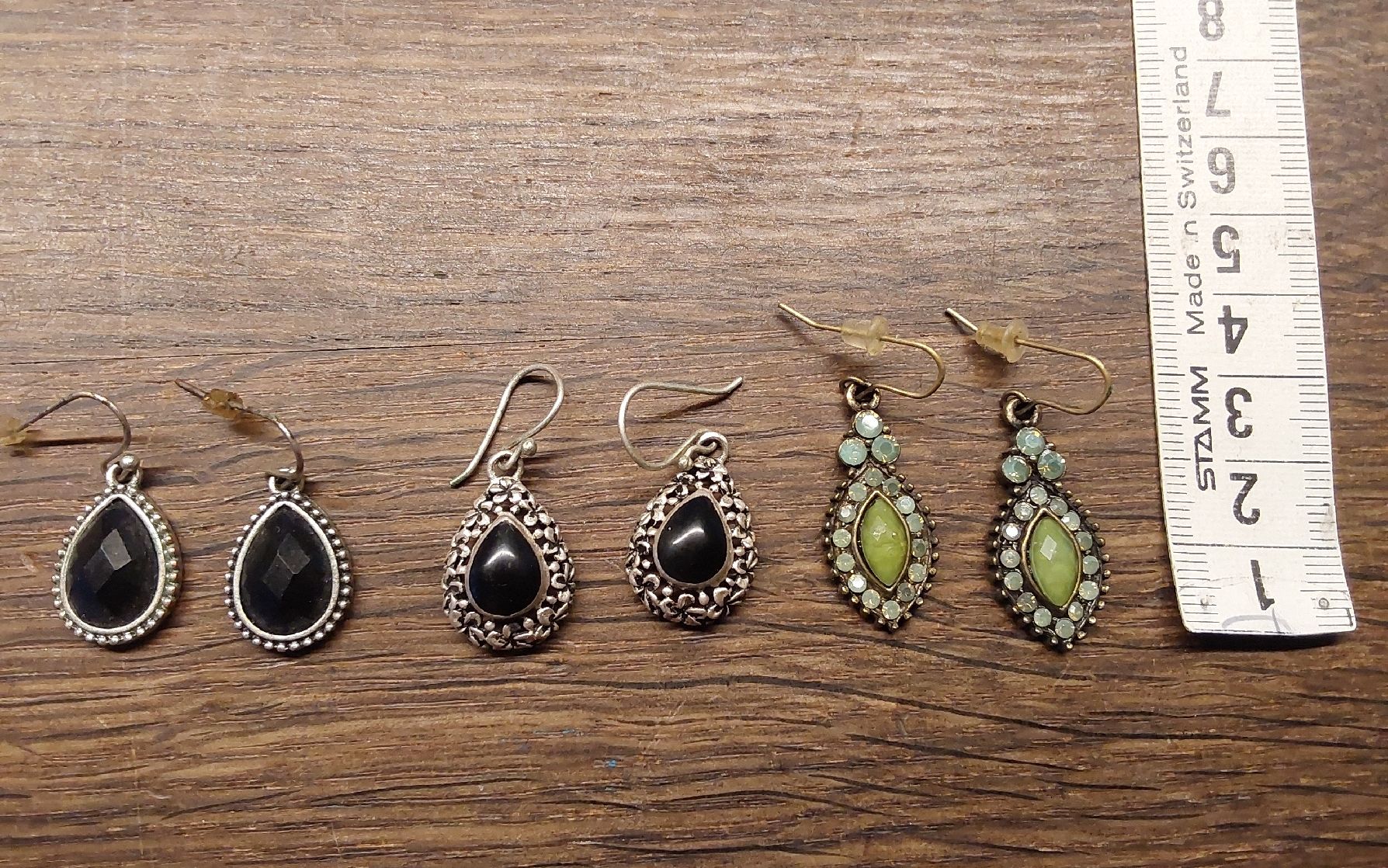 Orecchini pendenti & Orecchini a lobo: 3 Paar Ohrschmuck – Usato da Köniz venduto da scopello12 1