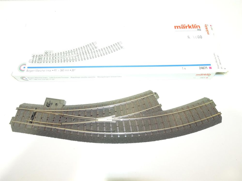 Märklin C-Gleis Bogenweiche HO 24671 (Gebraucht) in Luzern für CHF 12.9 ...