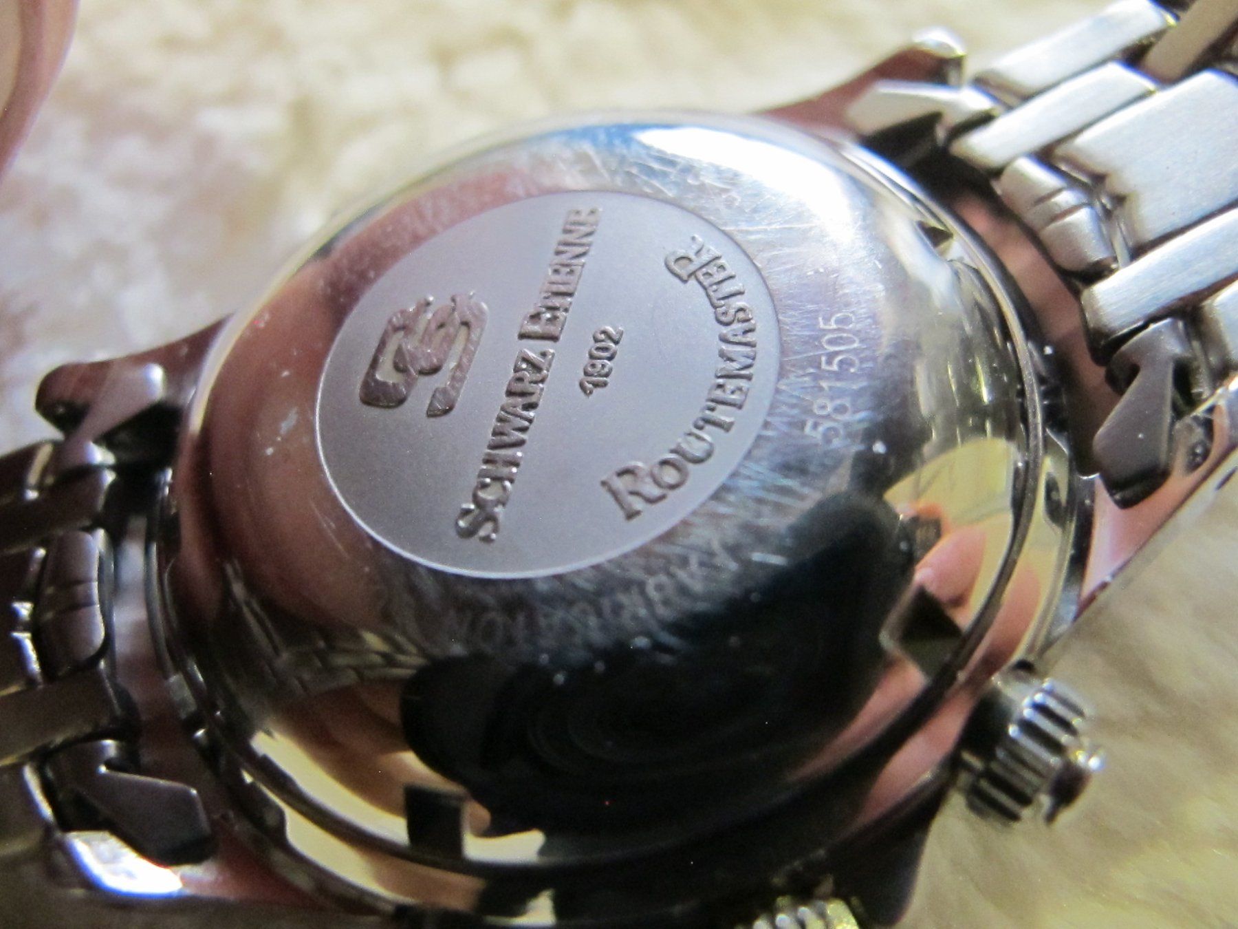Orologi: Schwarz Etienne Routemaster Chrono Automatic Mit Box Herren – Usato da Altnau venduto da SwissGoldTime 7