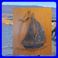 Bateau 3D déco/ Hingucker Garantiert /Schöne Handarbeit