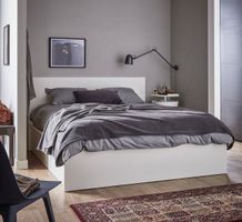 IKEA MALM Bett 180x200 cm – Ottoman mit grossem Stauraum