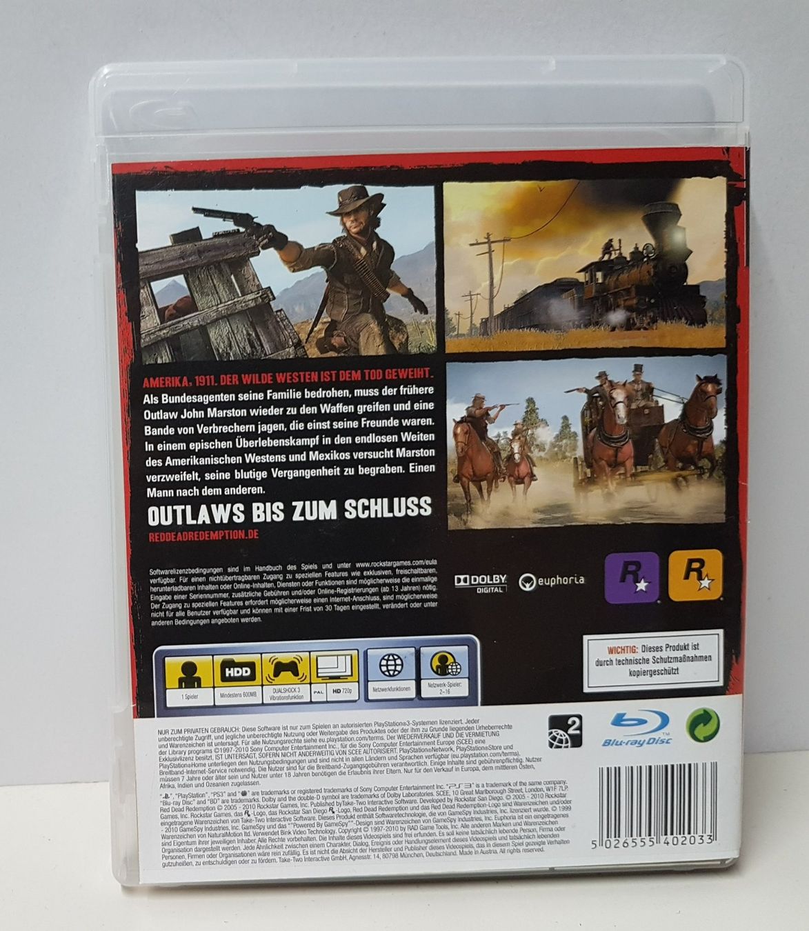 Sony Giochi: Red Dead Redemption der Wilde Westen dem Tod geweiht  PS3 – Usato da Schüpfheim venduto da Games_Spielkonsolen 3