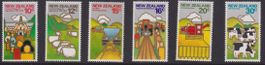Neuseeland, Mi 740-745**, KW €2.30