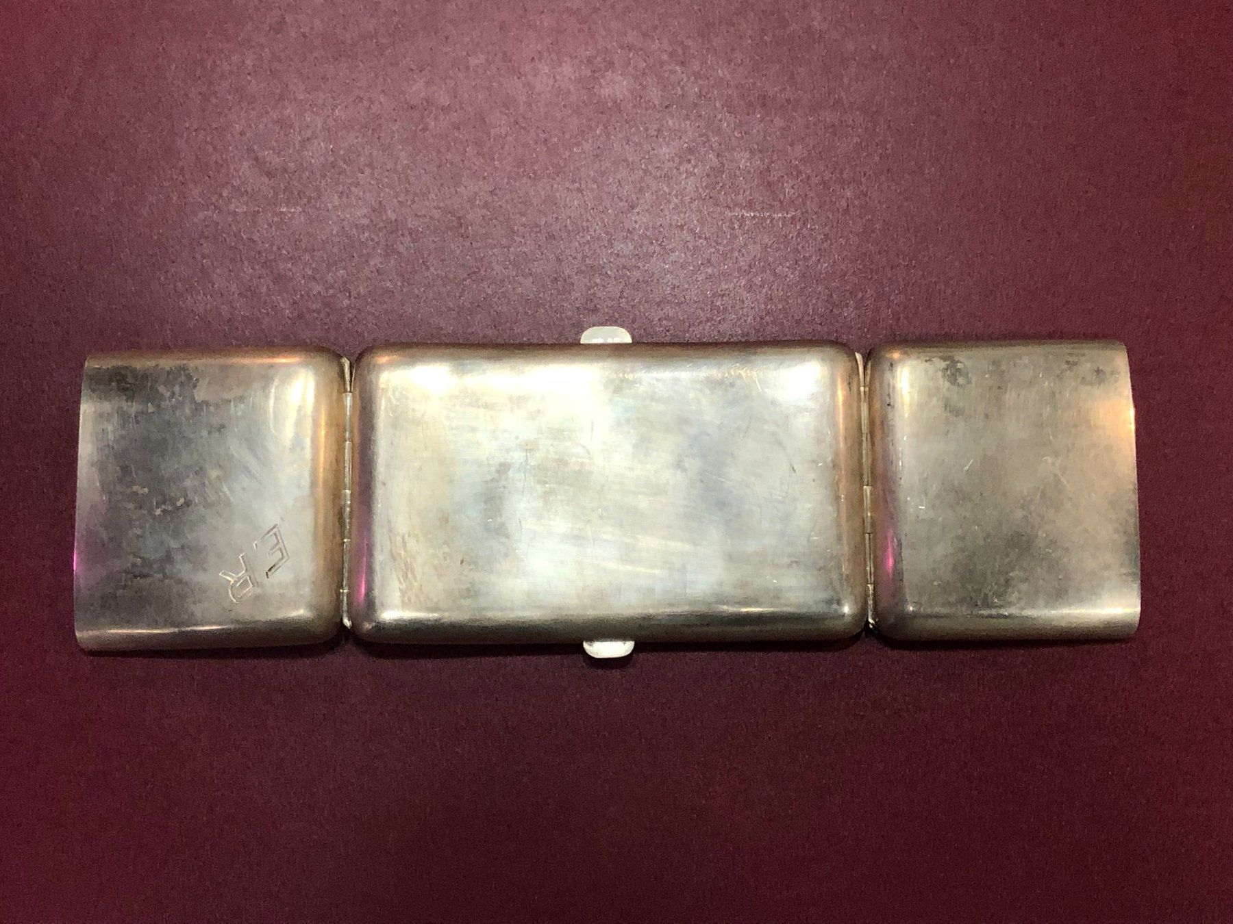 Autres tabacs: Silber-Zigaretten-Etui – D'occasion à Watt par Erra2 3