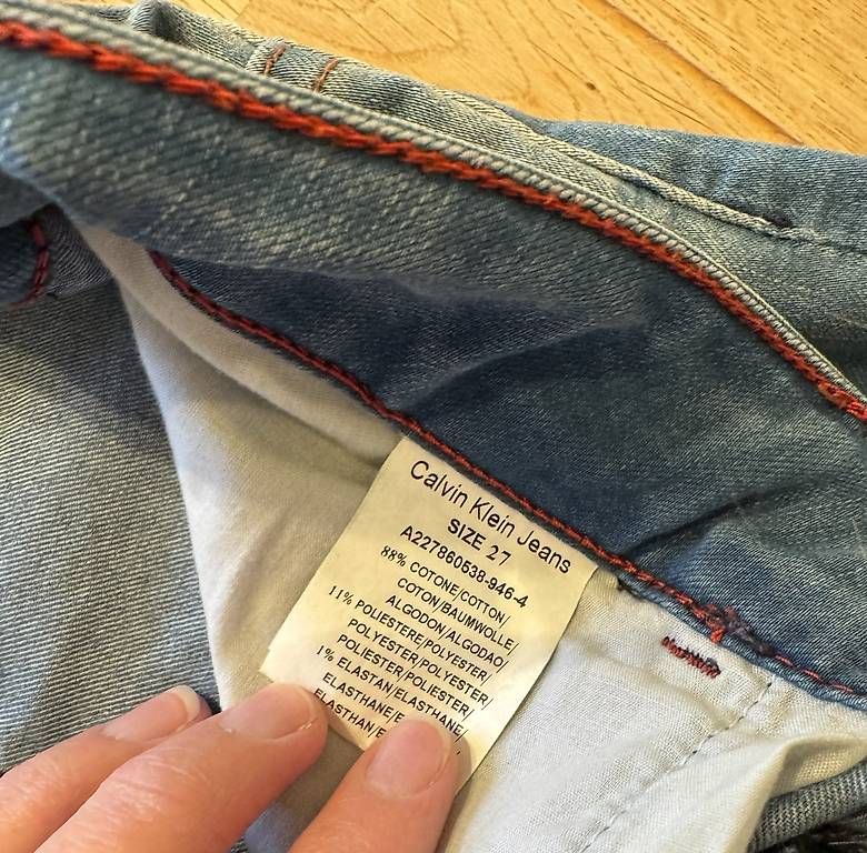 Jeans: Jeanshose Calvin Klein, Gr.27 – Usato da Kriessern venduto da c_n1 3