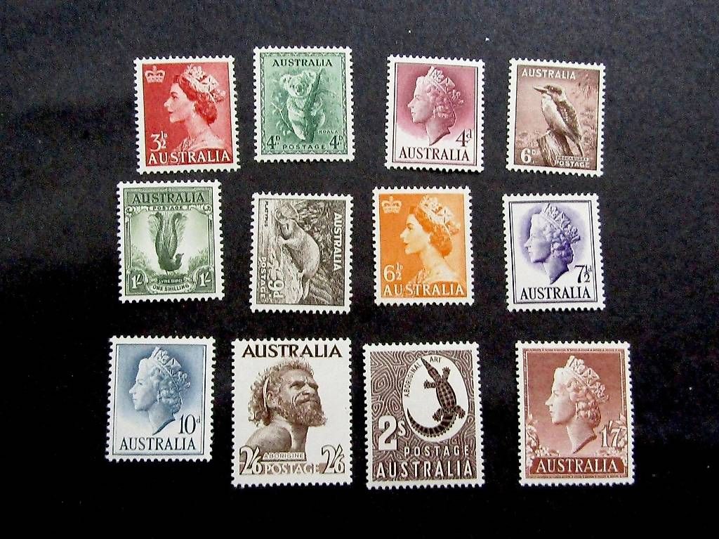 Tutti i francobolli: verschiedene Briefmarken Australien ungebraucht – Nuovo (secondo la descrizione) da Neuhausen am Rheinfall venduto da michip