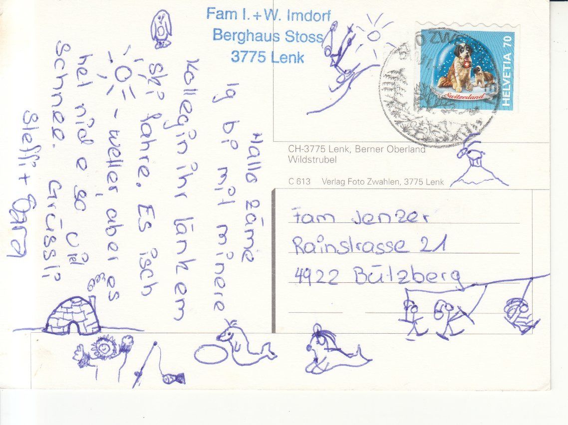 Cartoline postali: Lenk 2002 – Usato da Bürglen TG venduto da StampGraf 1