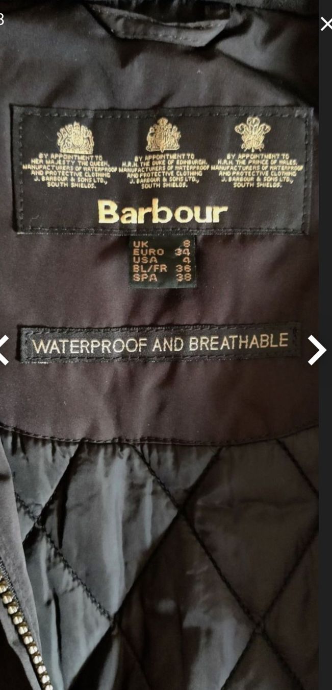 Barbour Jacken: BARBOUR Featherweihgt Jacke Parka Gr.34 – Gebraucht aus Zürich von ZoraG 4