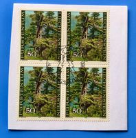 Briefmarken aus Liechtenstein 4 er Block mit Papier 
