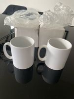 2 Stk. neue, weisse Tassen, ideal für Kaffee