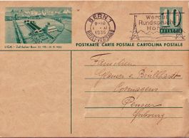 1935 Postkarte Zollikofen