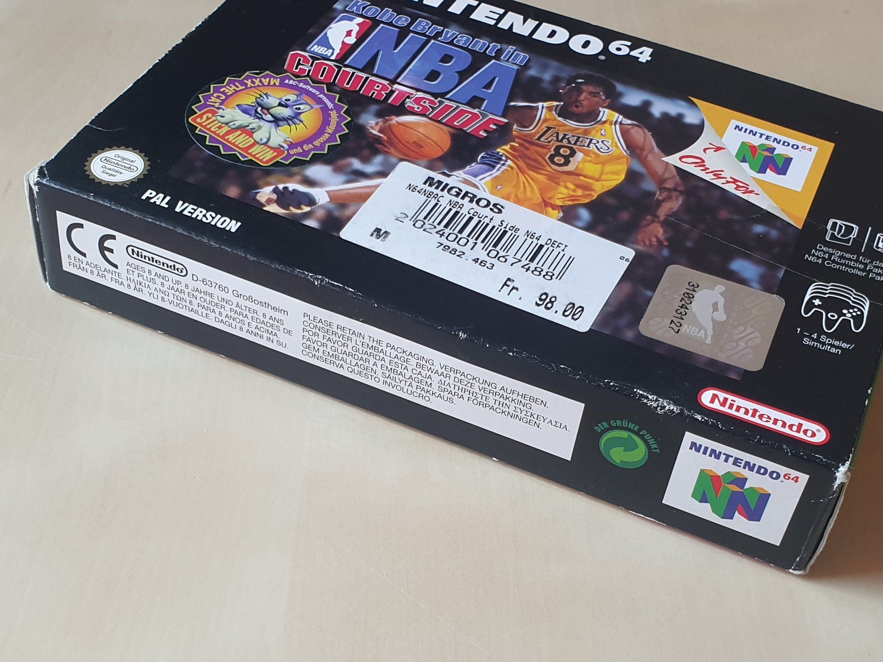 Nintendo Giochi: Kobe Bryant in NBA Courtside – Usato da Stansstad venduto da collectorsshop 3