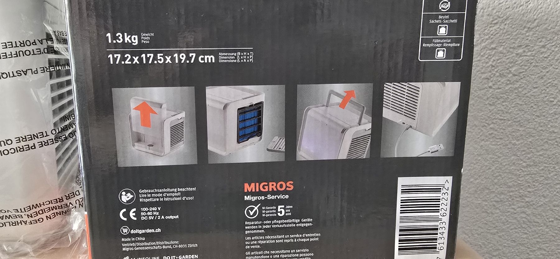 Condizionatori: Tischluftkühler mit USB Anschluss – Nuovo e nell'imballaggio originale da Ostermundigen venduto da Velora 3