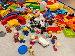 Duplo Eisenbahn mit Haus und viel Zubehör