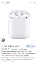 Apple AirPods 2 Ladencase ohne Kopfhörer (ONLY CASE)