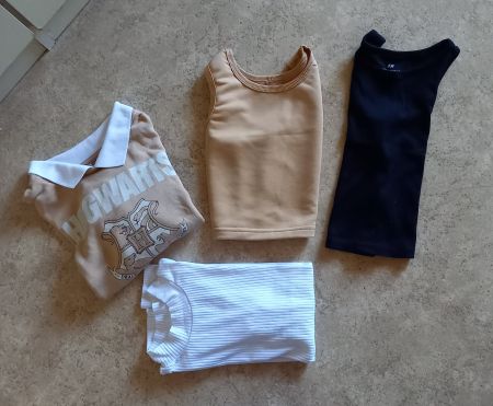 Mädchen Oberteile 2 Tops + 2 Langarmshirt Gr. 146/152