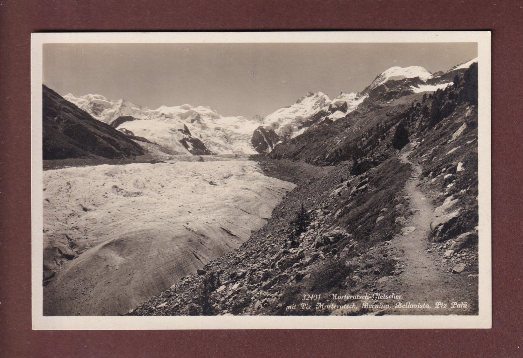 Cartes postales: MORTERATSCH-GLETSCHER – D'occasion à Pully par nicecards-shop
