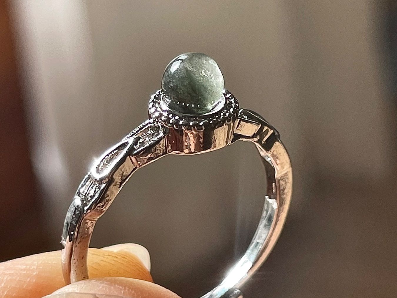 Bagues: 100 % echter Phantom-Quarz- Edelsteinring – Neuf avec emballage d'origine à Schiers par sisikristall