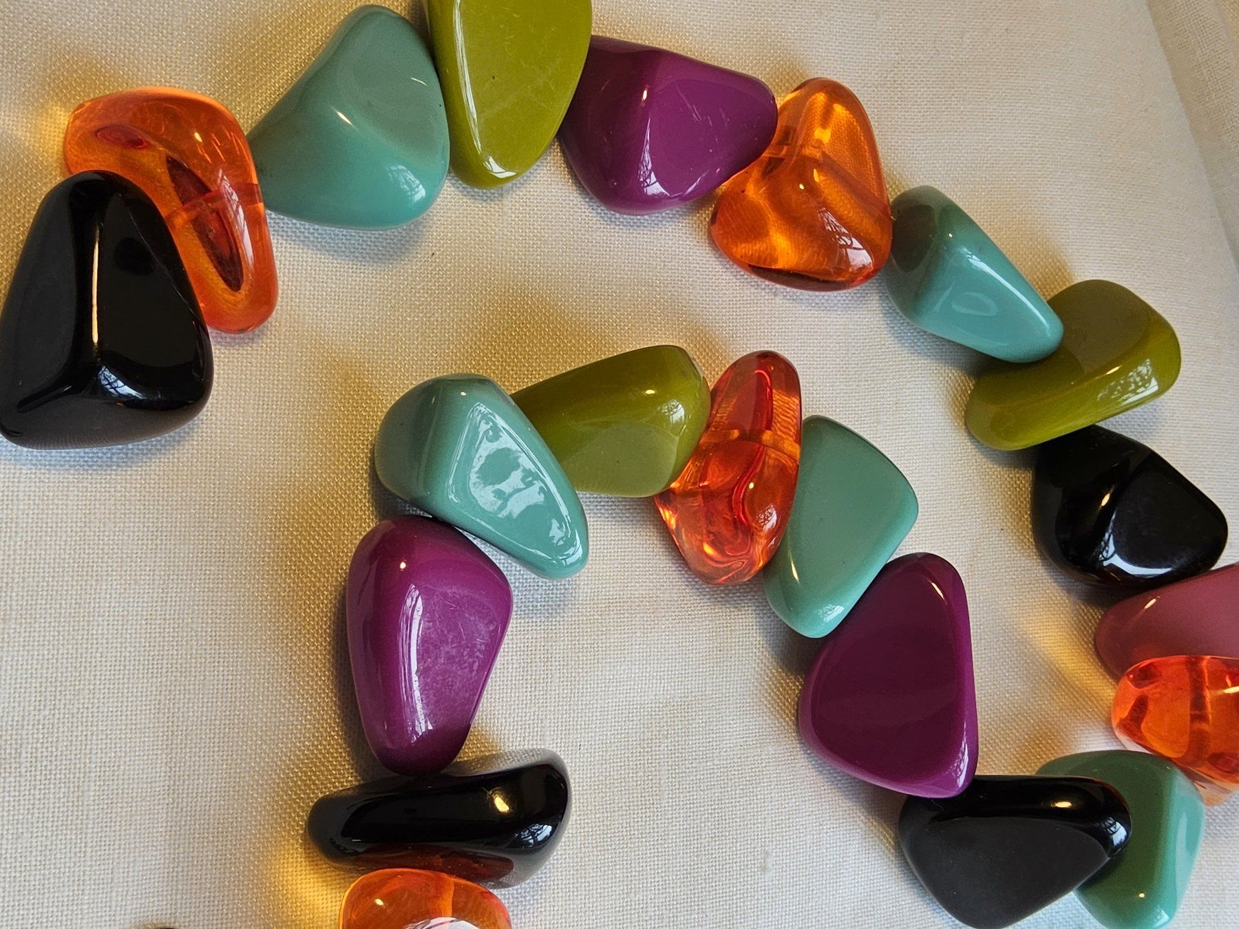 Catenine: Originale SOBRAL, Designer Schmuck 60er, Harz,Kette – Usato da Zürich venduto da helsan 4