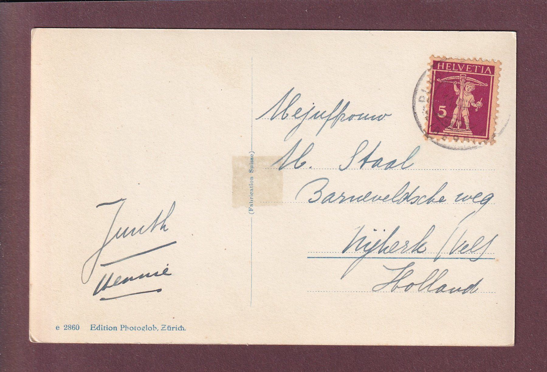 Cartes postales: KANDERSTEG - Bahnhof - Blümlisalp - 1932 – D'occasion à Pully par nicecards 1