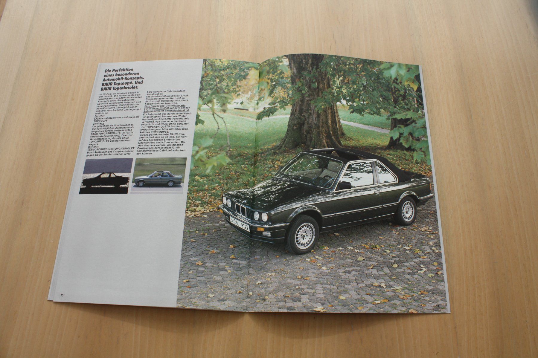 BMW Documenti: BMW Baur 320i Top Cabrio Prospekt – Usato da Wikon venduto da erwin400 4