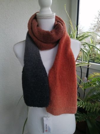 Schal handgestrickt, 160x30cm