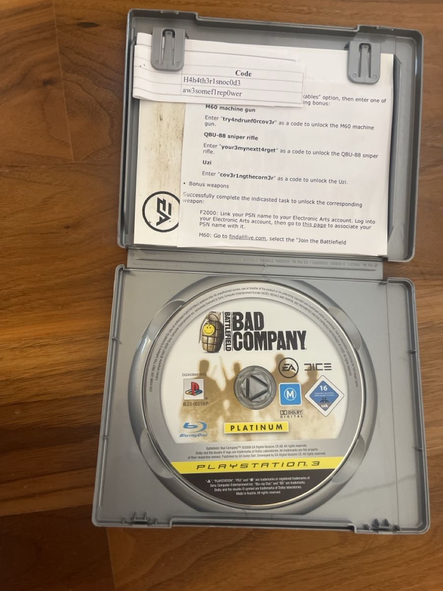 Sony Giochi: Battlefield Bad Company PS3 – Usato da Bremgarten AG venduto da hei_l75q 2
