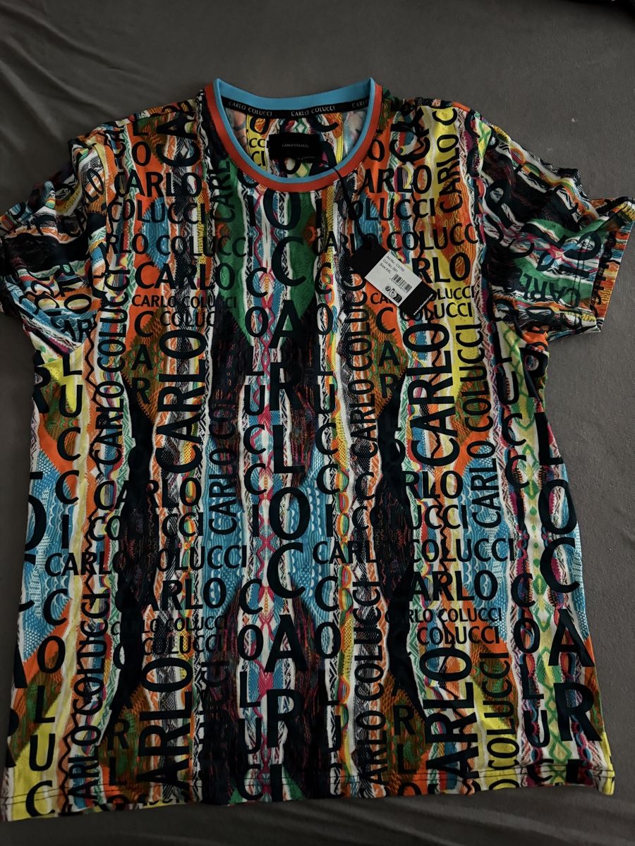 Carlo Colucci T-shirt: Carlo Colucci T-Shirt Herren – Nuovo e nell'imballaggio originale da Sennhof venduto da furkanAlb