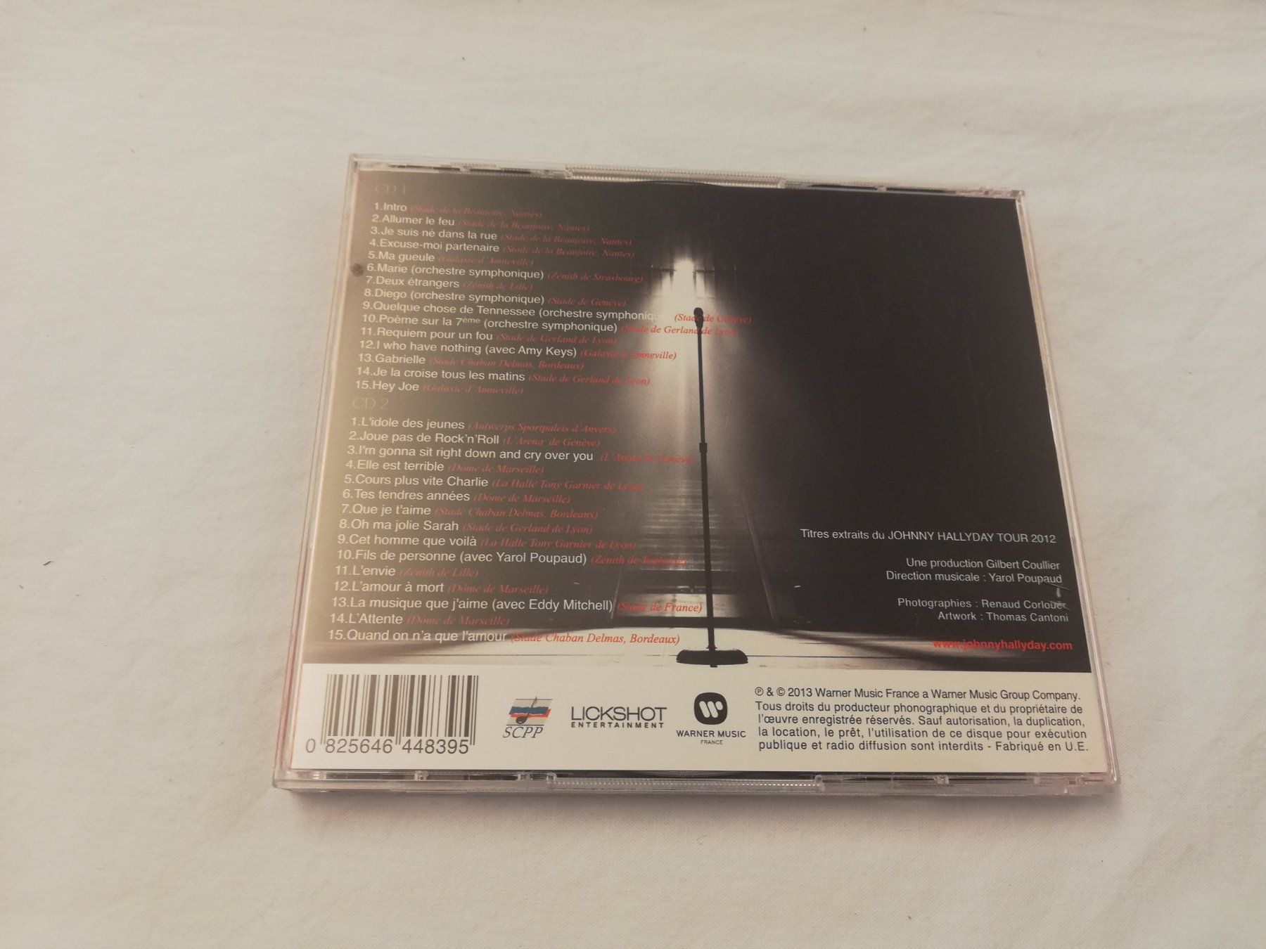 CDs: JOHNNY HALLDAY - ON STAGE – Gebraucht aus Bern von Vinylsound.ch 1