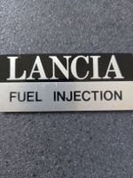 Lancia Schriftzug Fuel Injektion