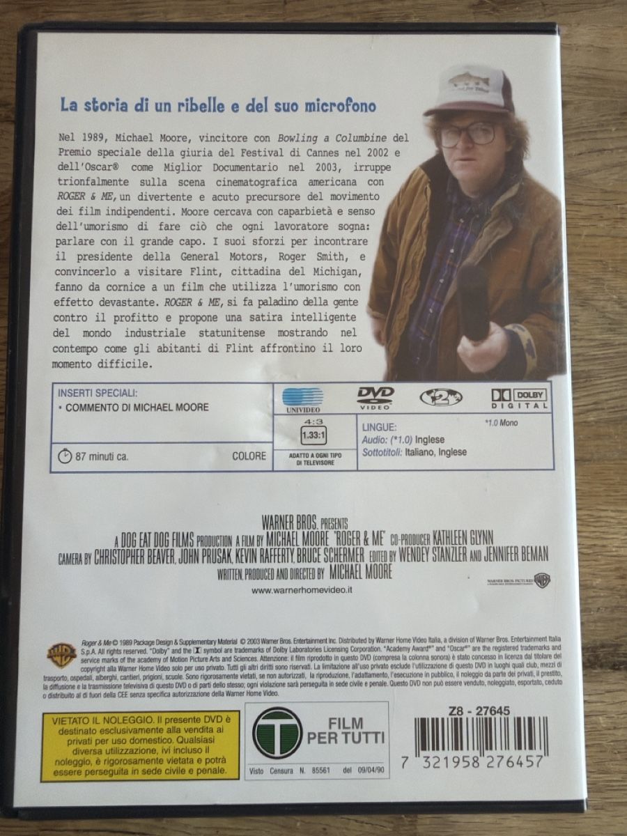 Tous les DVDs: Roger & Me DVD Michael Moore – D'occasion à Lugano par bad_2t9b 1