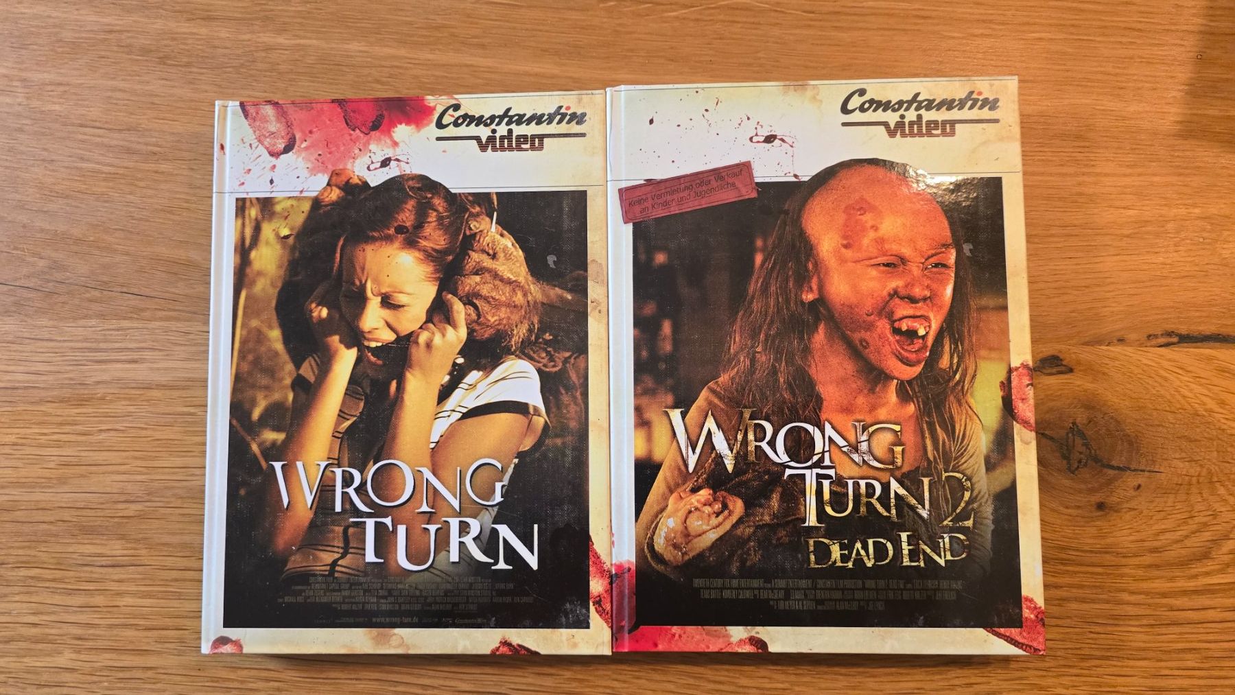 Alle DVDs: Wrong Turn 1 - 6 Mediabook mit Schuber / Blu-Ray Uncut – Gebraucht aus Glarus von Joeggi1 2