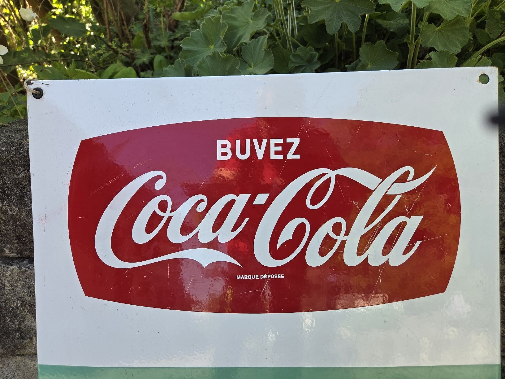 Coca-Cola Insegne: Coca Cola Emailschild Retro Antik – Usato da Uesslingen venduto da 1Atelier 2