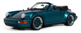 PORSCHE 911 AMERICA GS CABRIOLET OPEN 1993 blue  1/18 NEU